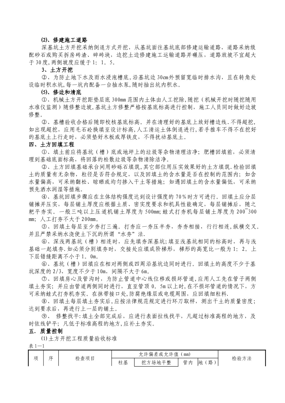 宿舍楼土方开挖回填专项施工方案_第2页