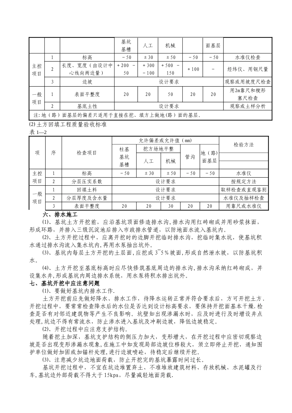 宿舍楼土方开挖回填专项施工方案_第3页