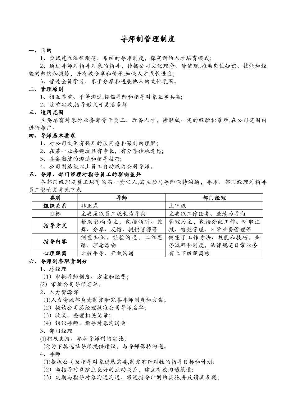 导师制管理制度_第1页