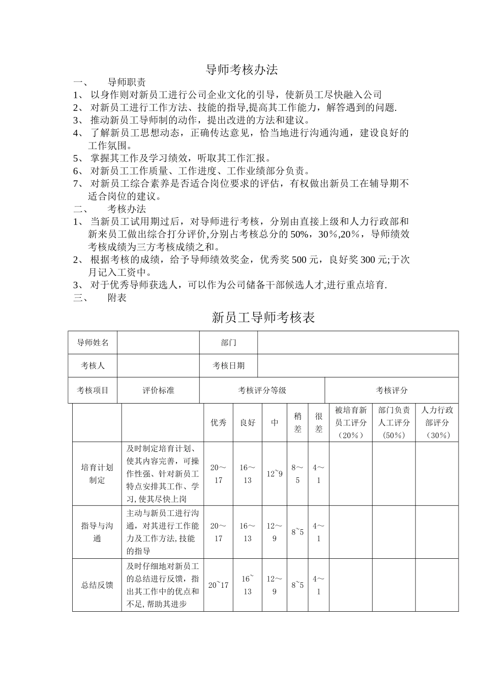 导师考核办法_第1页