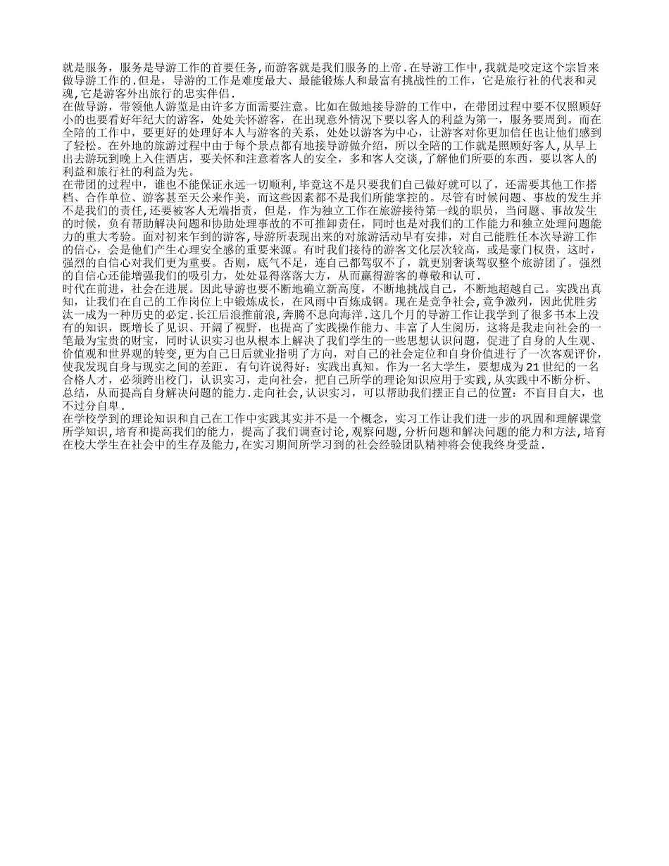 导游实习个人总结_第3页