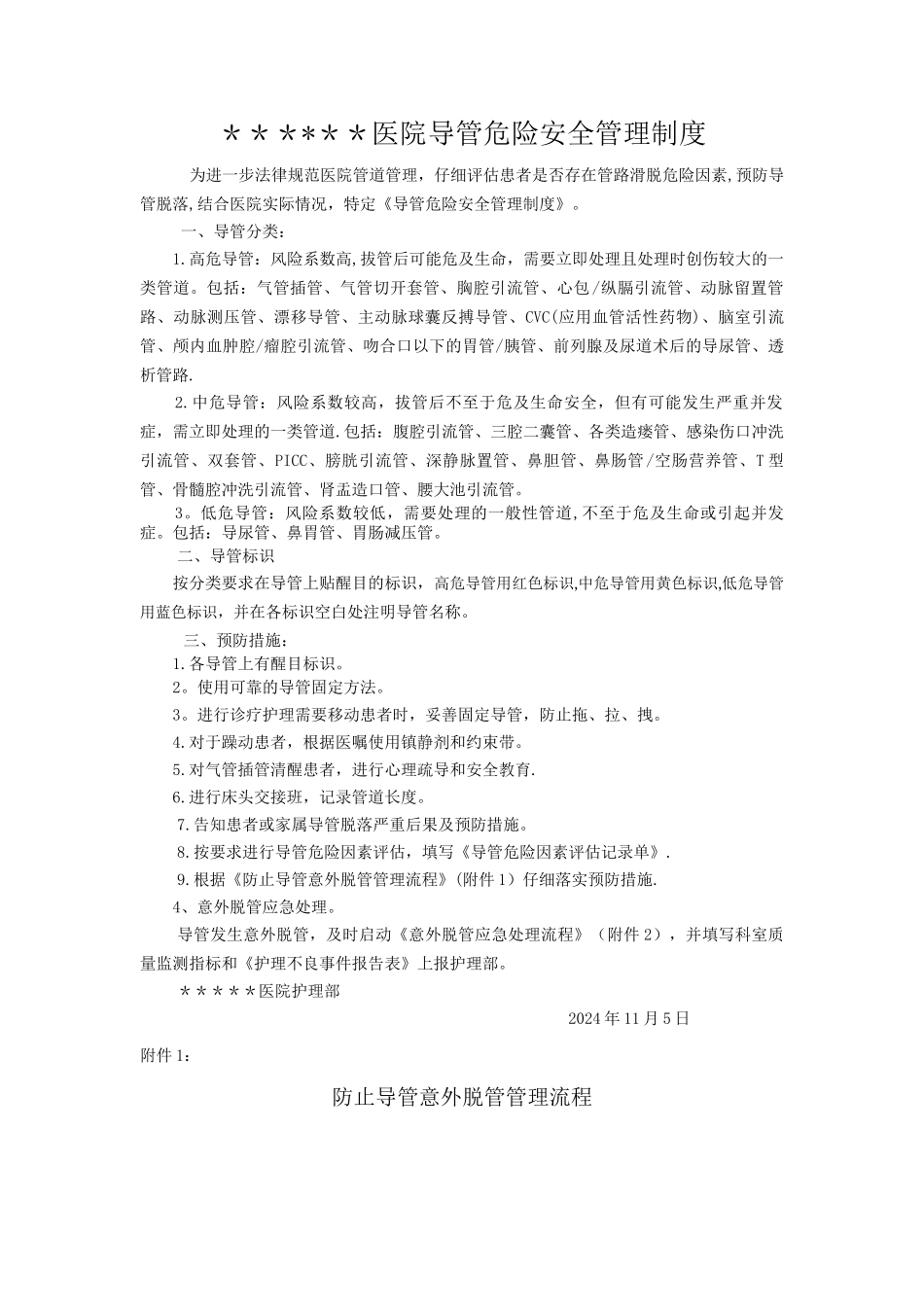 导管安全管理制度_第1页