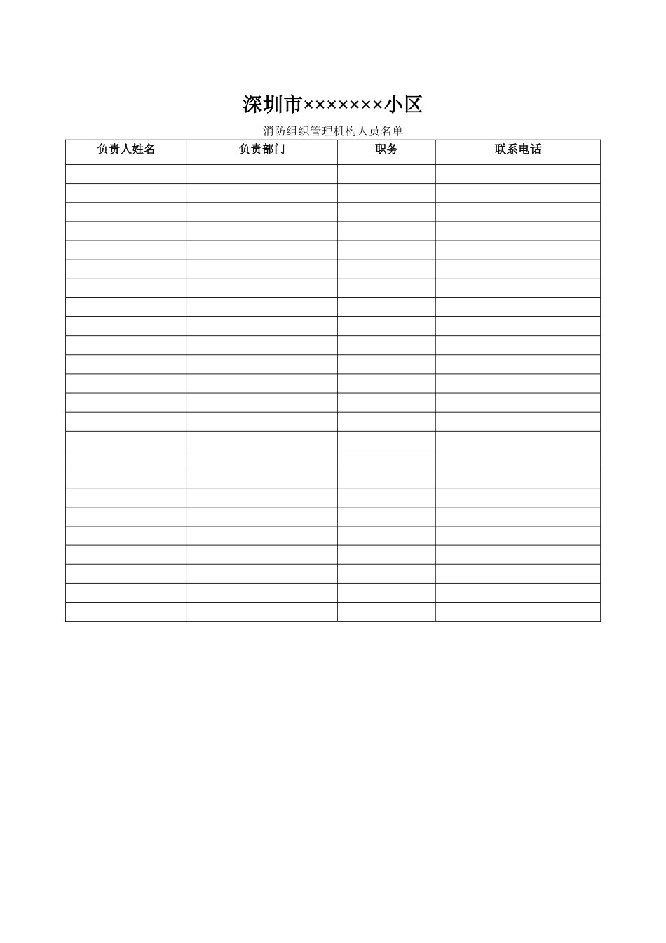 小区-物业-消防-安全-管理机构及职责_第2页