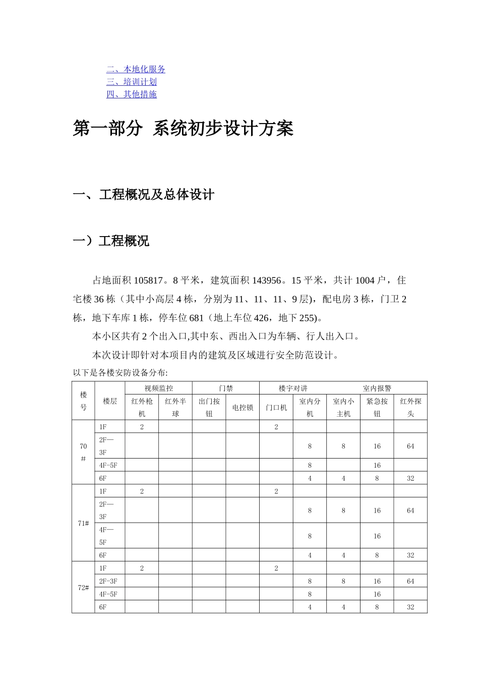 小区安防系统技术方案_第2页