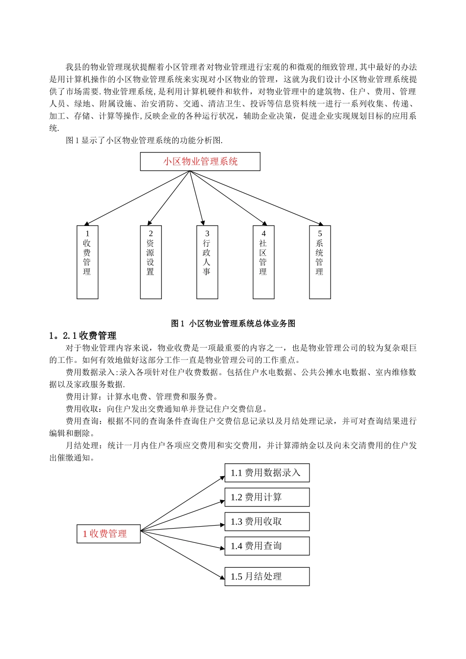 小区物业管理系统分析与设计_第2页