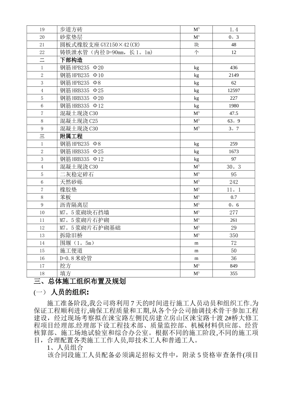 小型桥梁施工组织设计_第3页