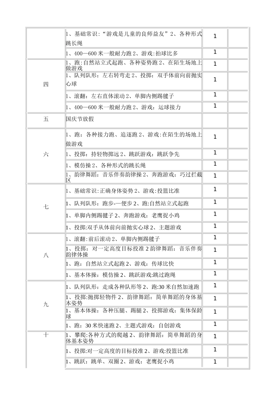 小学体育二年级下册教案_第3页