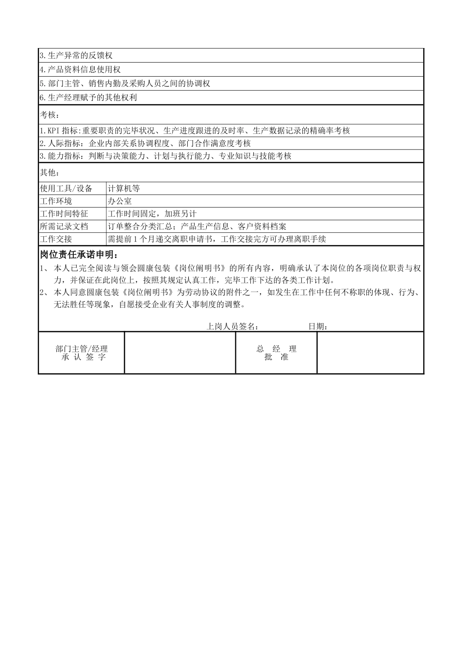 2025年木箱包装厂生产跟单员岗位职责说明书_第2页