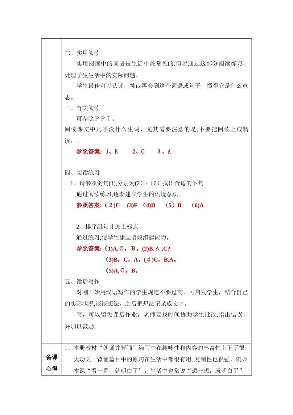 2025年发展汉语第二版初级读写全套教案_第2页