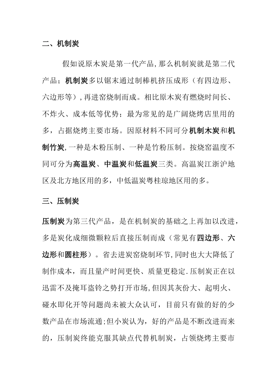 小炭科技浅谈木炭分类与用途_第3页