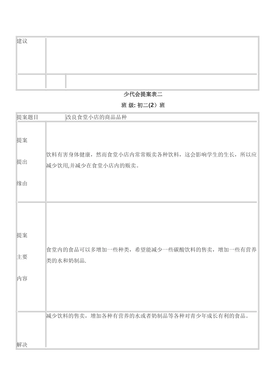 少代会提案表一_第2页