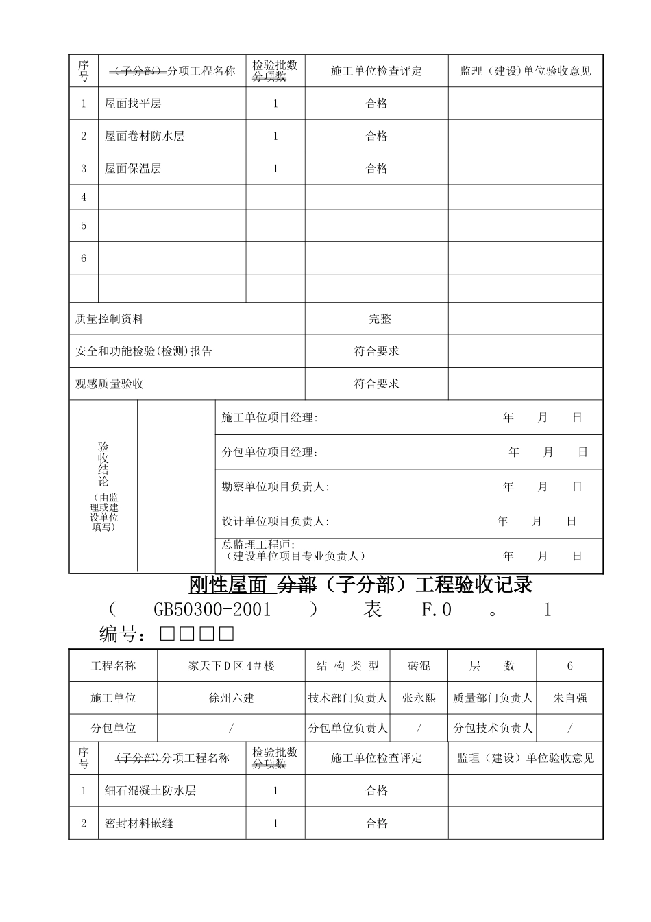 屋面-分部工程质量验收记录_第3页