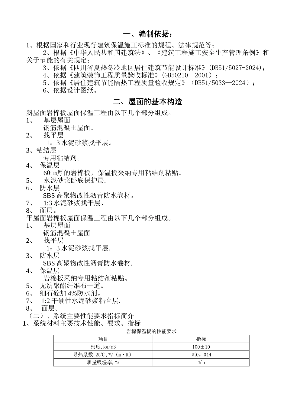 屋面岩棉板保温系统方案_第1页