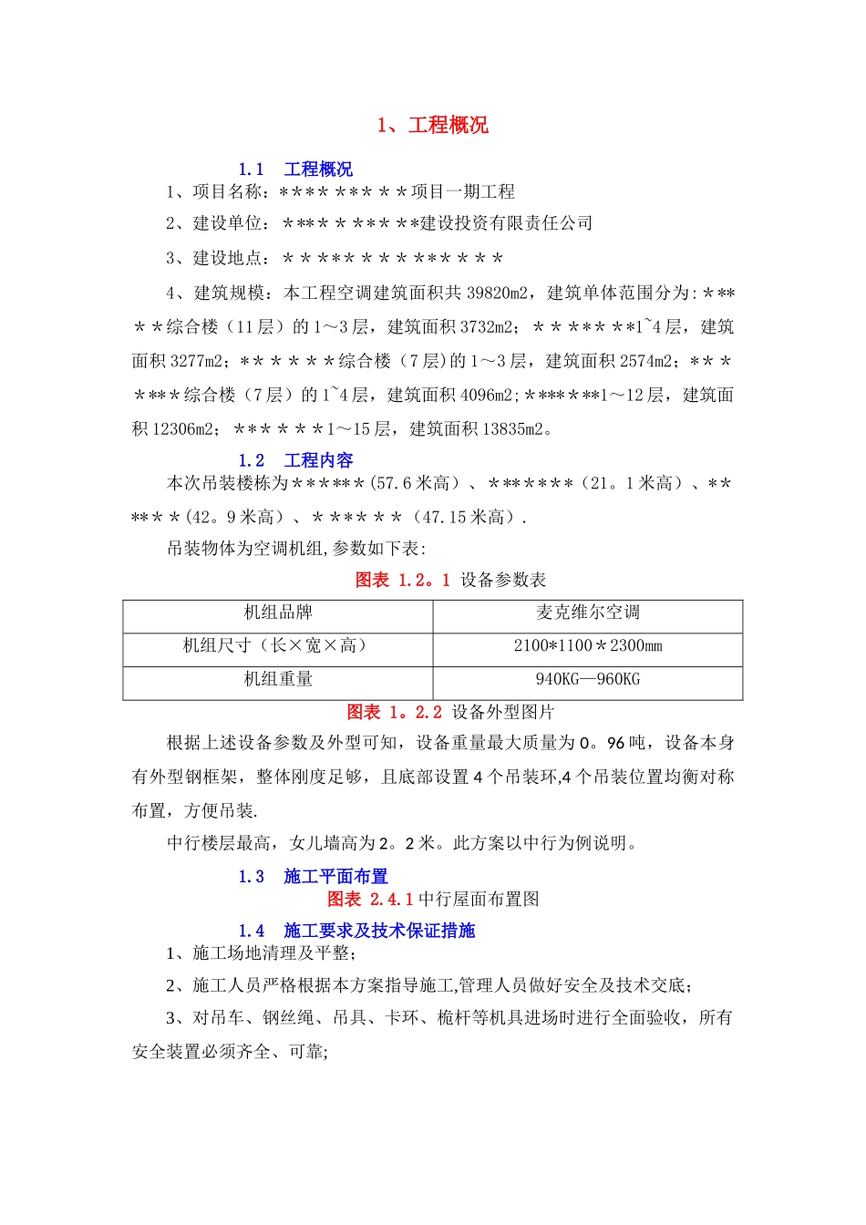 屋面风机设备吊装(拔杆吊)专项施工方案_第2页