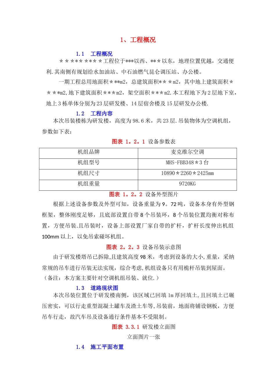 屋面风机设备吊装专项施工方案_第3页
