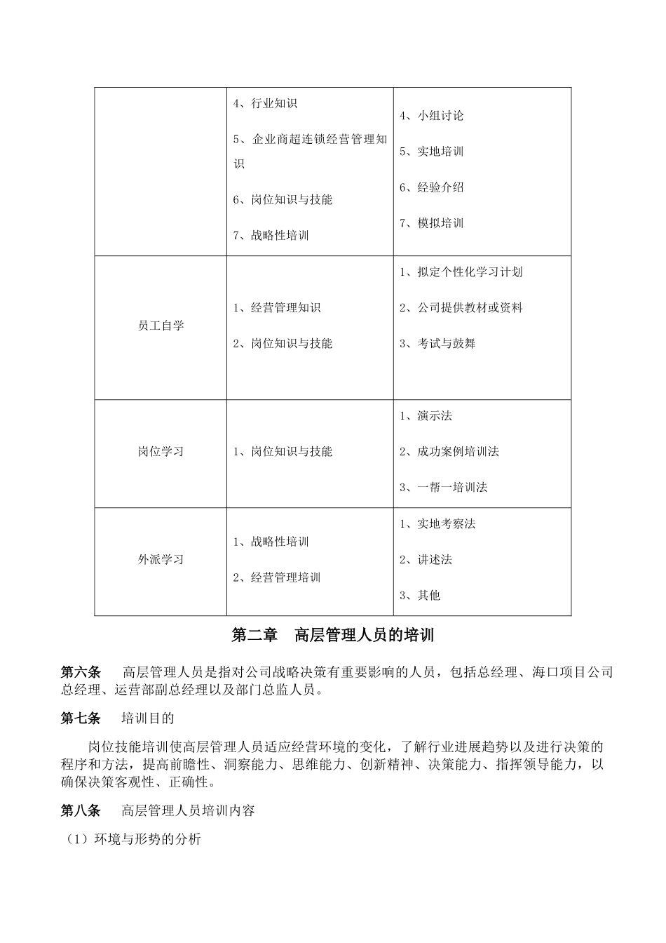 岗位技能培训管理办法_第2页