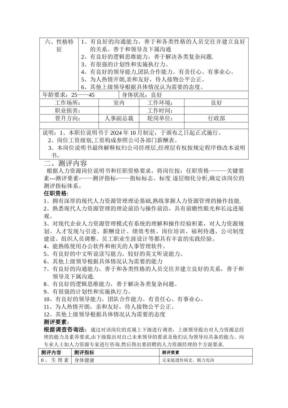 岗位测评指标体系设计_第3页