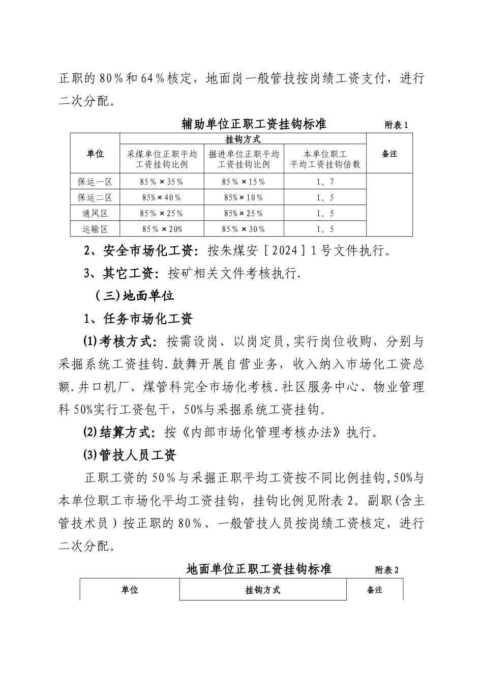 岗位绩效工资考核办法_第3页