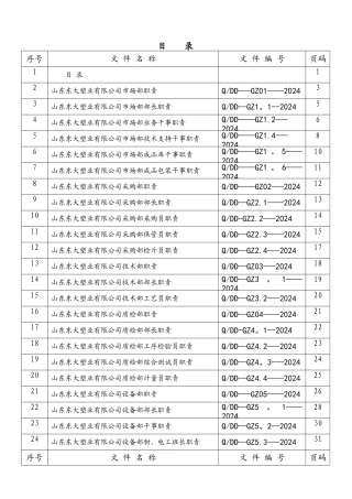 岗位职责手册