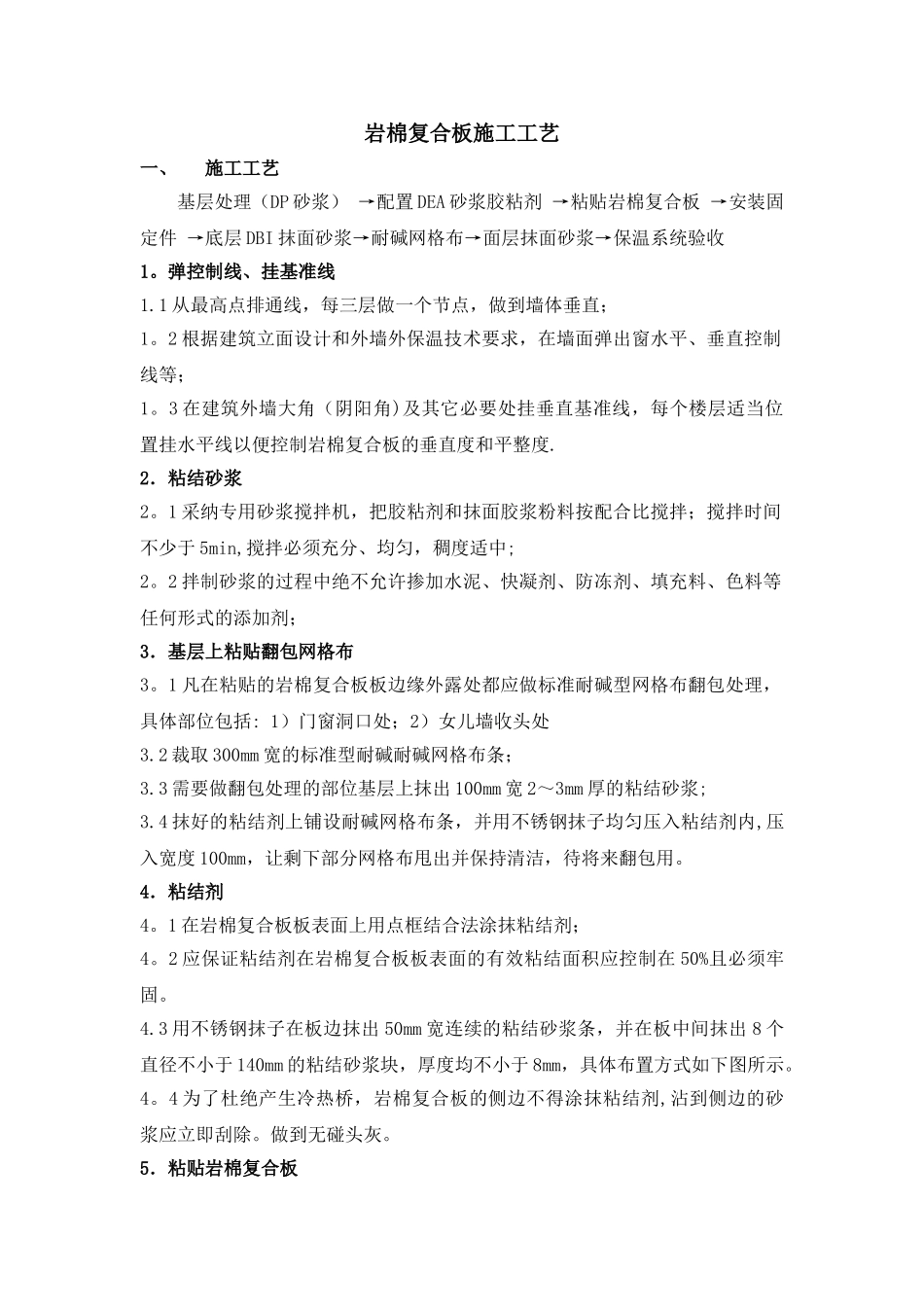 岩棉复合板施工工艺_第1页