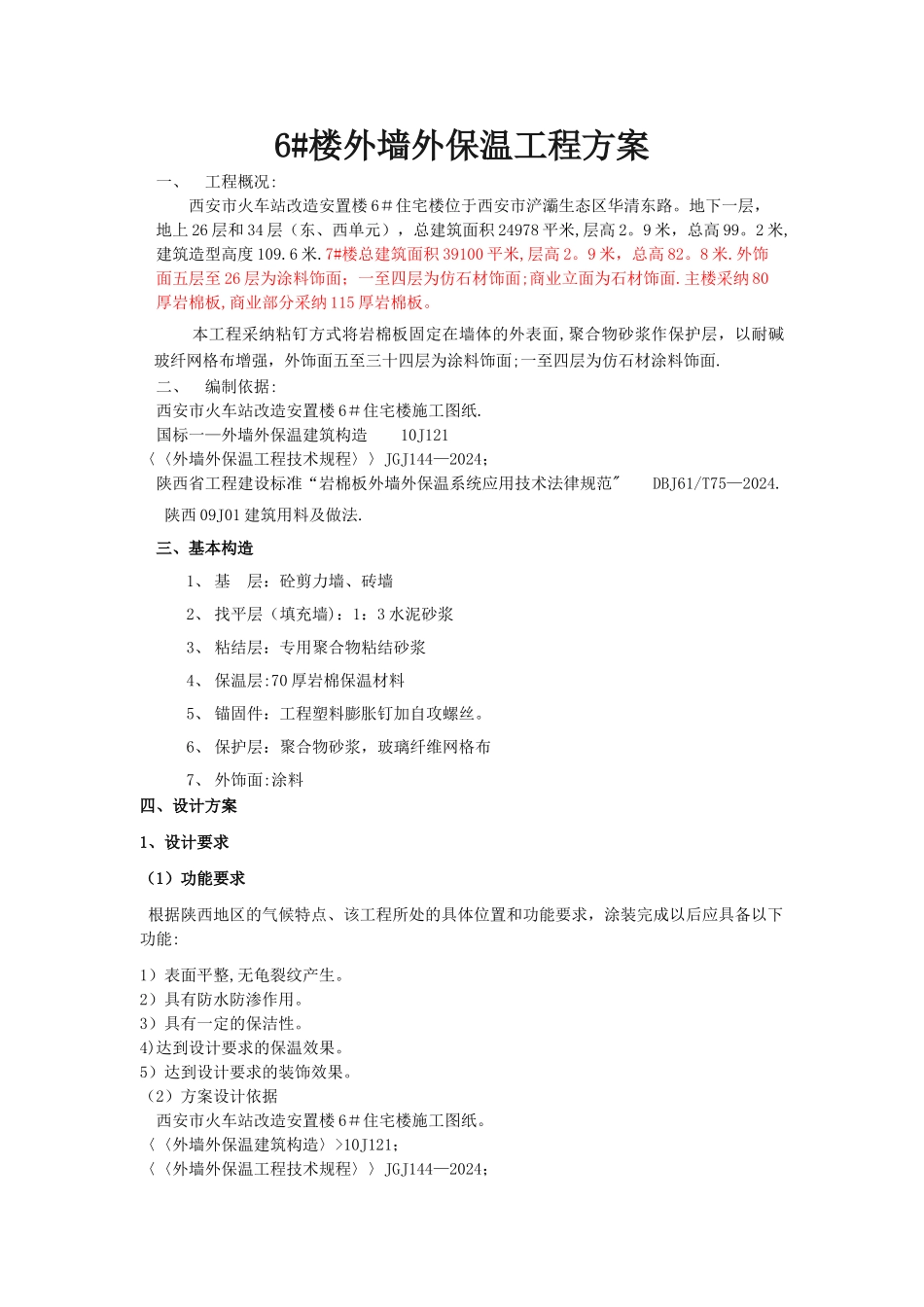 岩棉板外保温施工方案_第1页