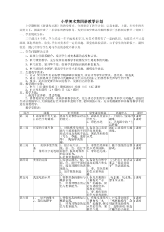 岭南版二年级下册美术全册教案