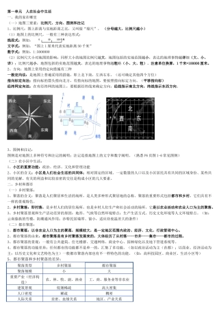 2025年历史与社会七年级上册知识点总结