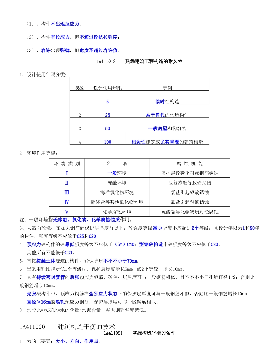 2025年一建建筑实务重要知识点_第2页