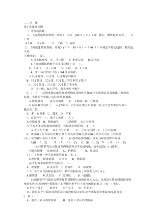 2025年施工员考试习题要点