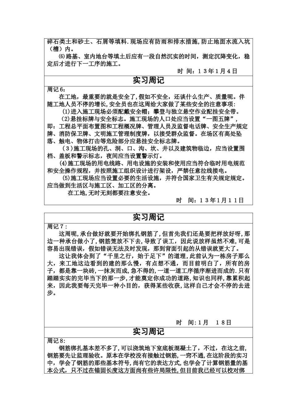 2025年施工员实习周记24篇_第3页