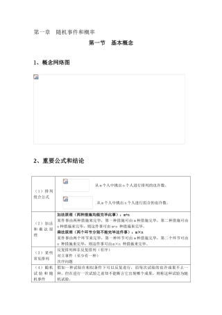 2025年概率与数理统计知识点总结