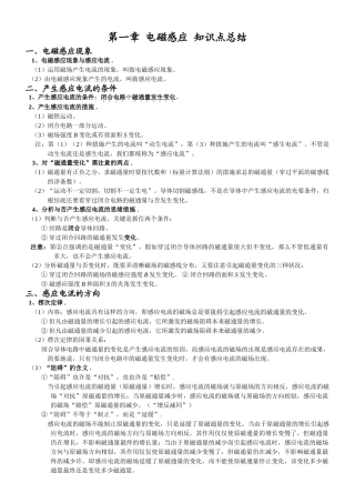 2025年高中物理选修32第一章知识点详解版