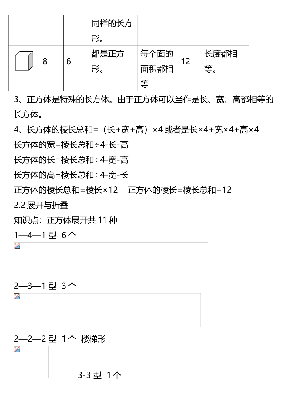 2025年新北师大版小学五年级数学下册知识点归纳_第3页