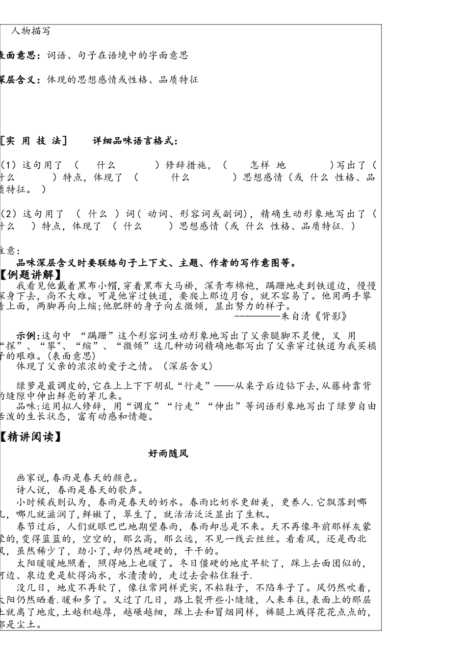 2025年新增考点语言表现力分析_第2页