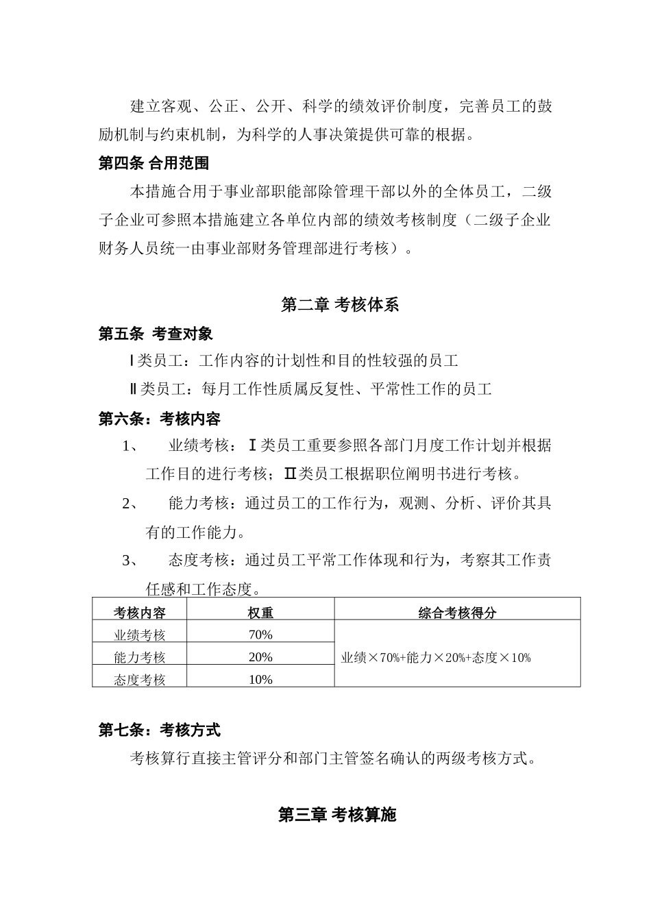 2025年美的集团人力资源制度全套员工绩效考核管理办法_第2页