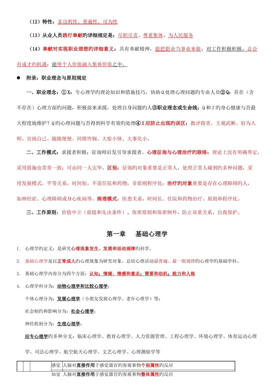 2025年心理咨询师三级基础知识_第2页