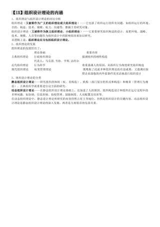 2025年人力资源管理师二级考试人力资源规划重点笔记