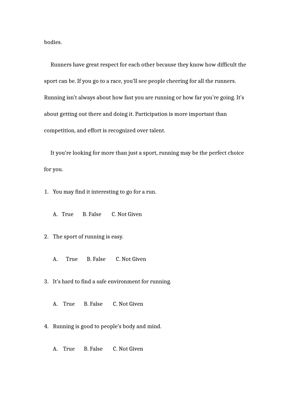 2025年自考英语二试题及答案_第2页