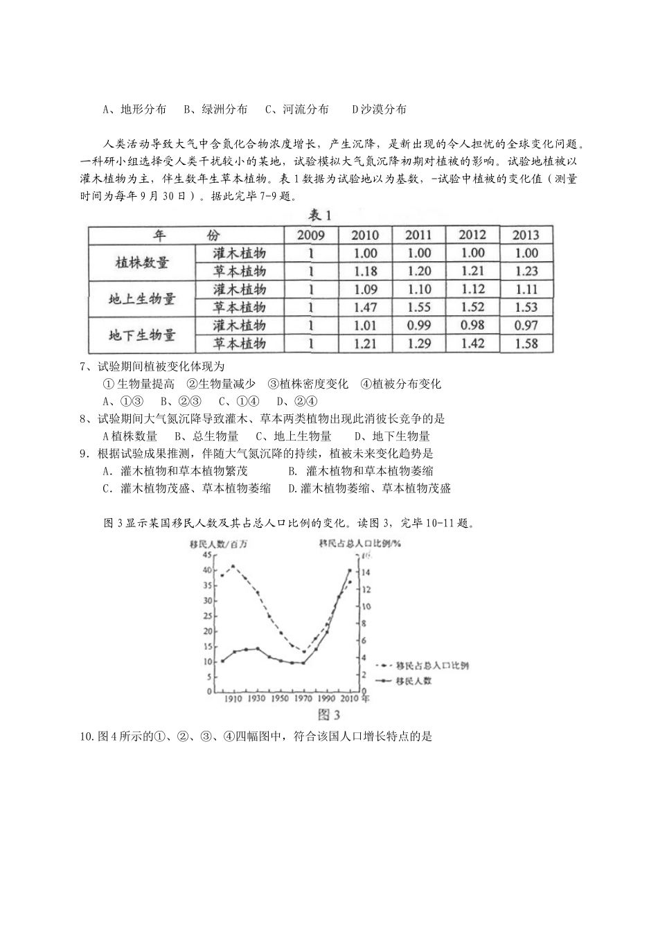 2025年高考文科综合真题及答案全国卷_第2页