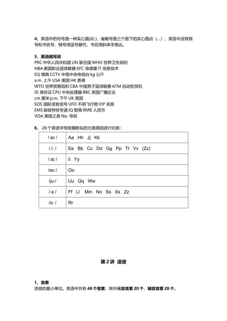 2025年小学英语语法知识点大全教学内容_第2页