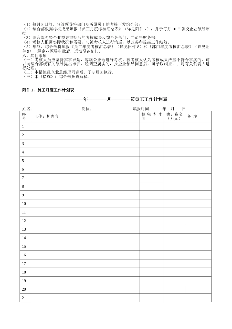 2025年全套公司绩效考核办法通用方案_第3页