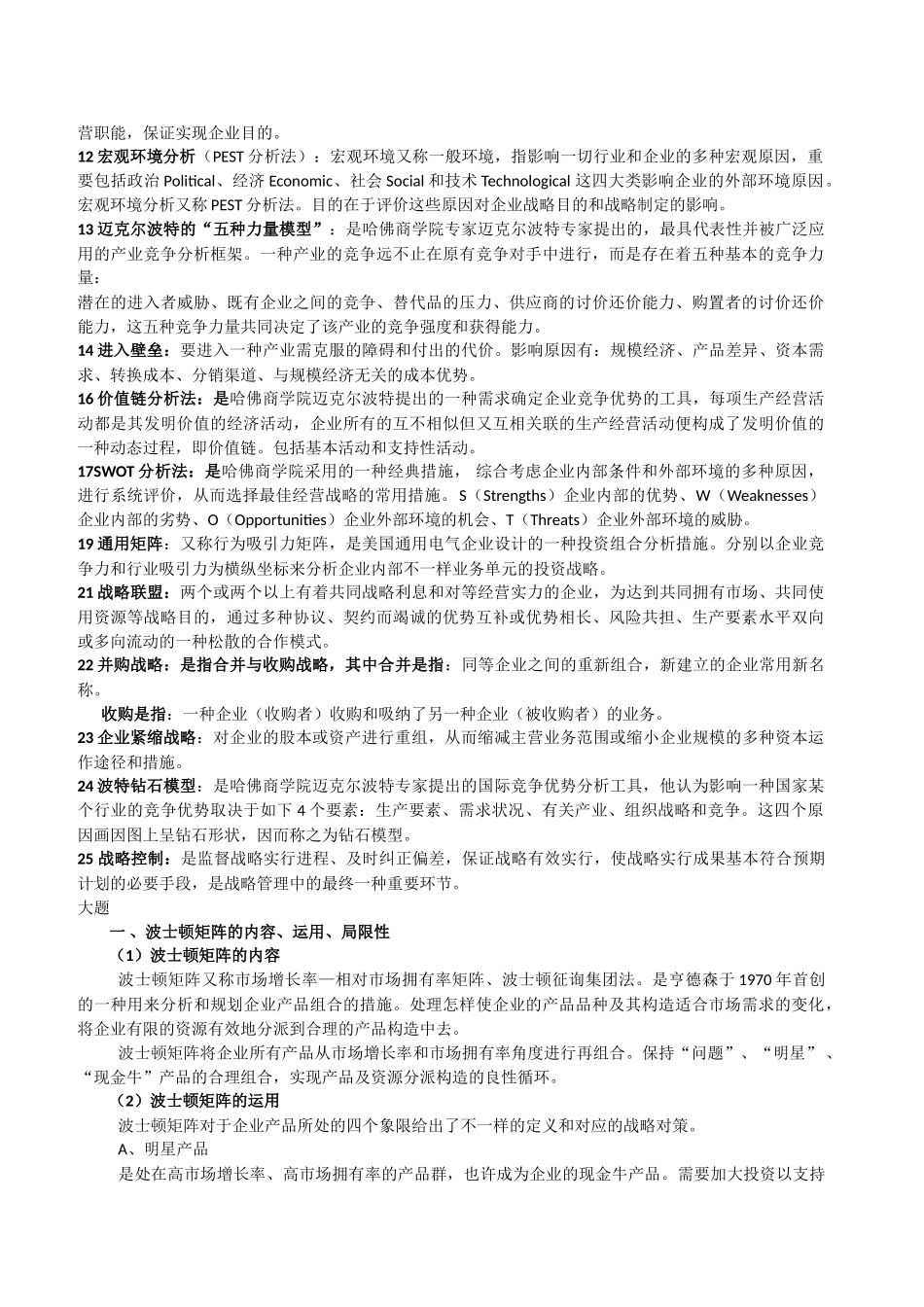 2025年同等学力企业战略总结_第2页