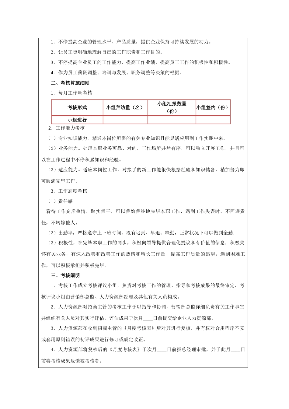 2025年招商人员考核管理办法_第3页