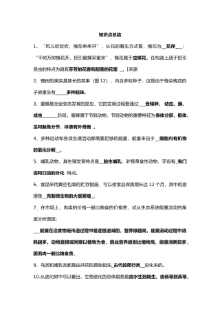 2025年知识点总结