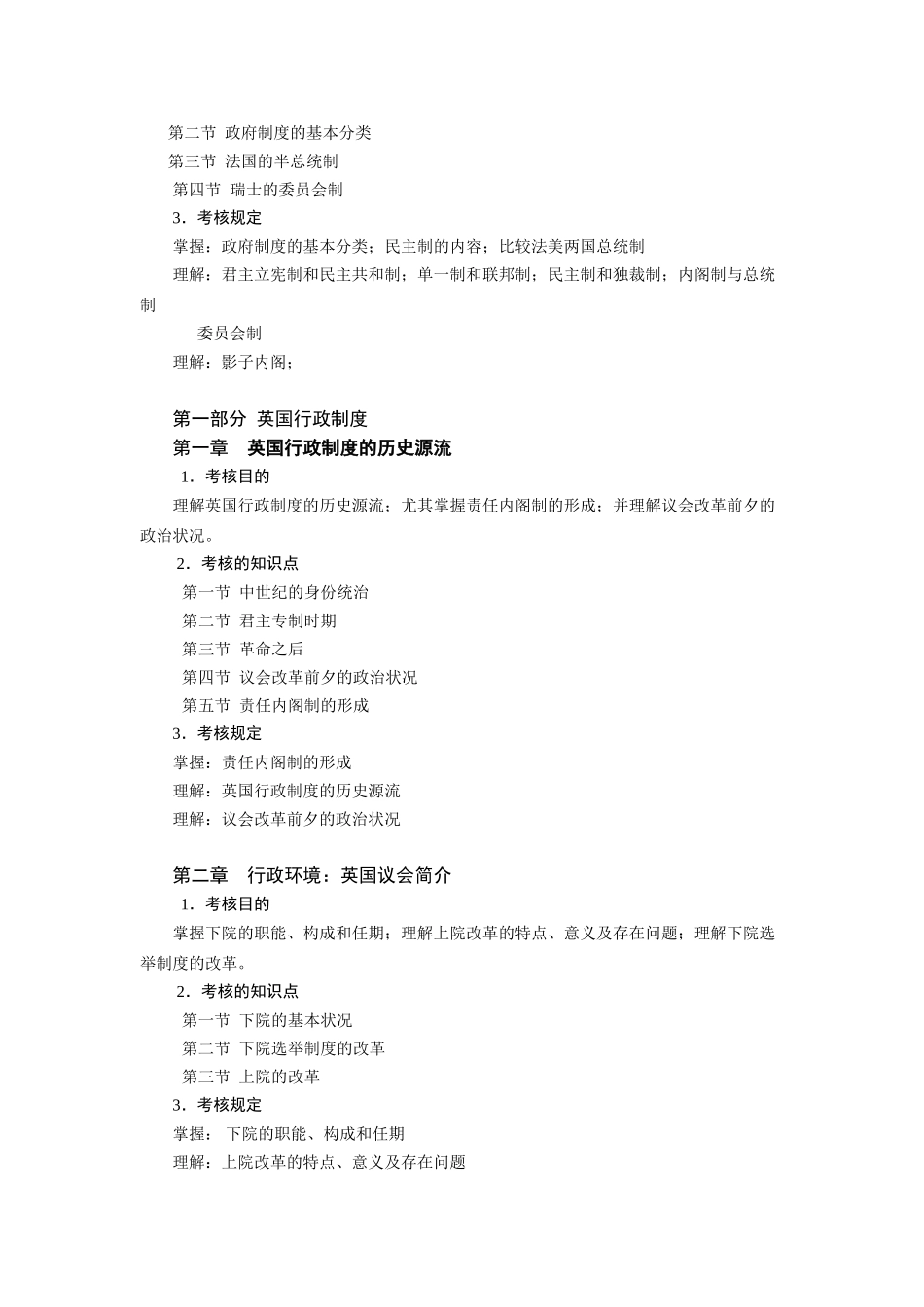 2025年西方行政制度考试大纲_第2页