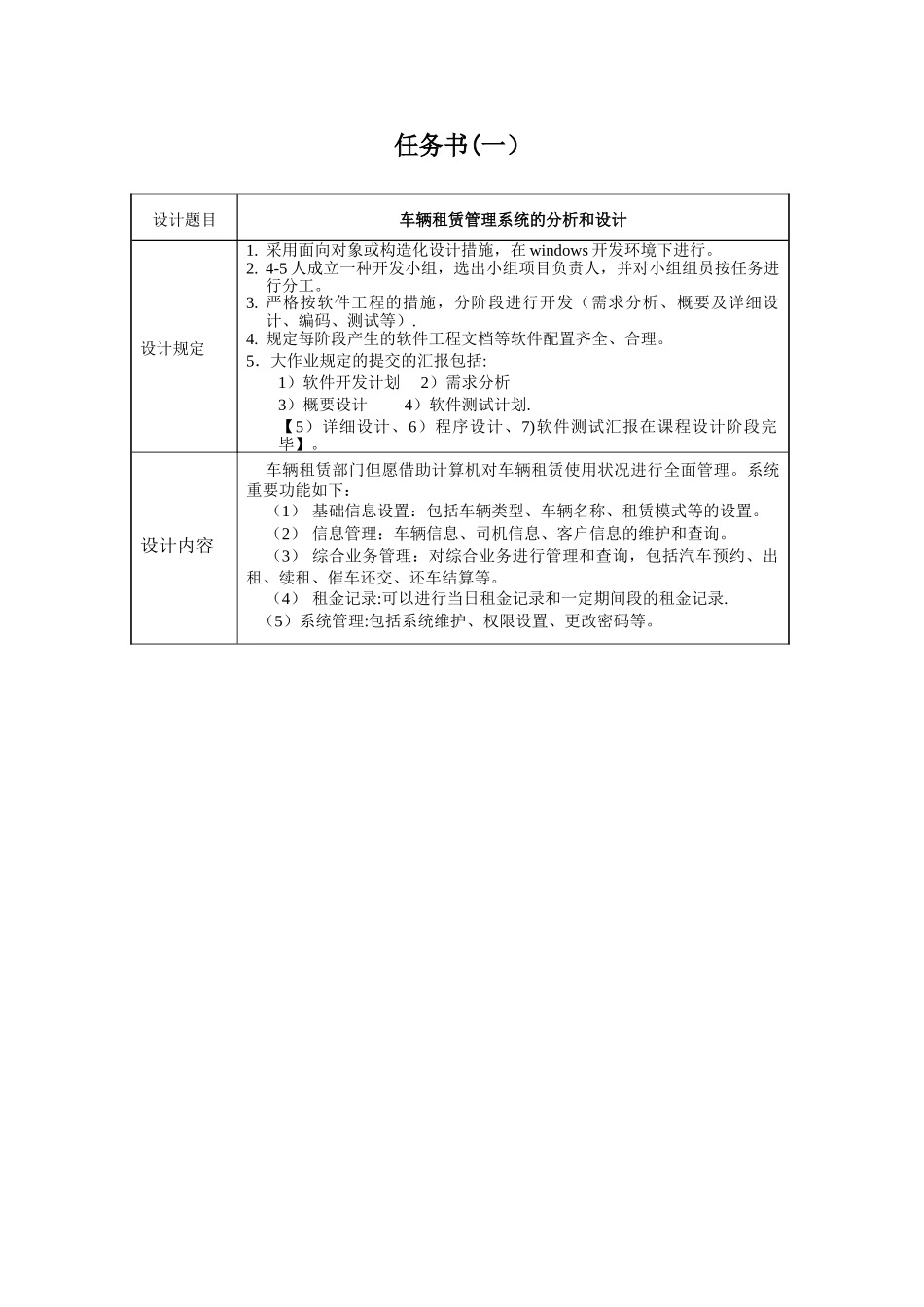 2025年软件工程大作业任务书_第1页
