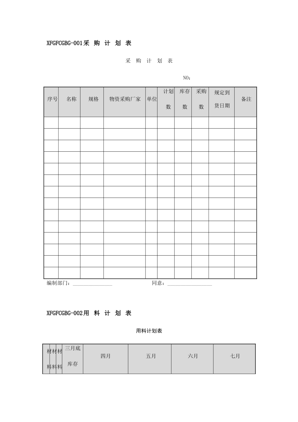 2025年采购管理表格_第2页