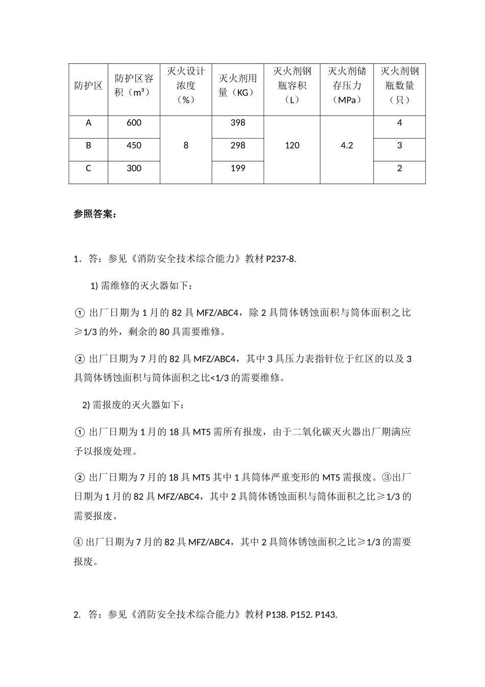 2025年一级消防工程师考试消防安全案例分析真题及详细解析_第3页