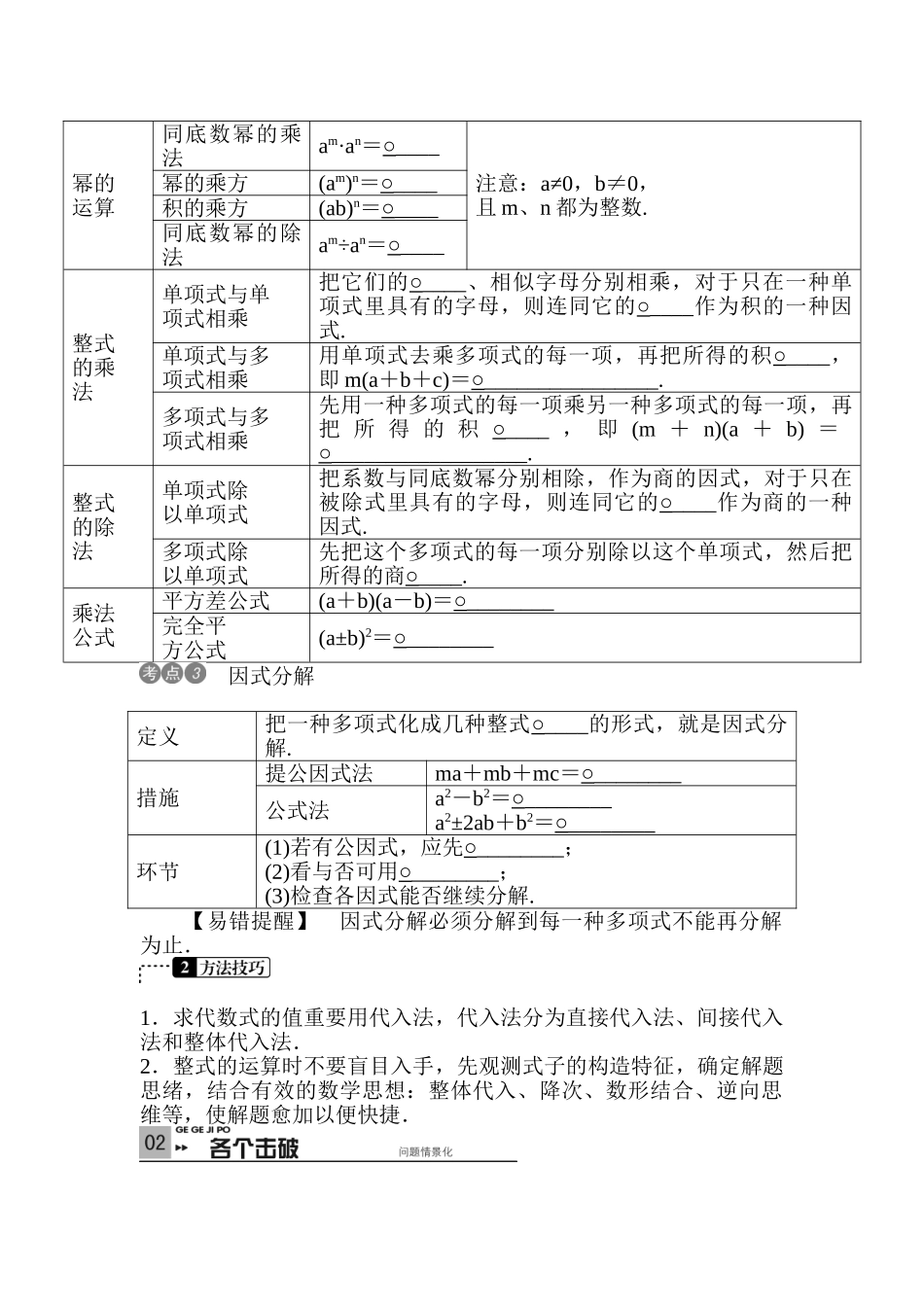 2025年中考数学知识点集训检测_第2页