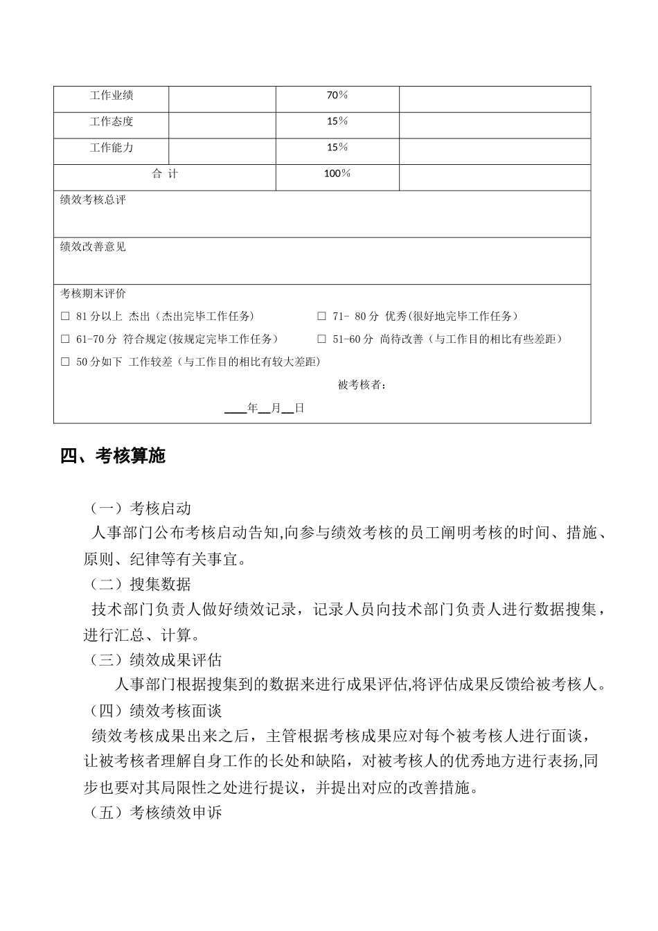 2025年设备研发公司技术人员考核制度_第3页